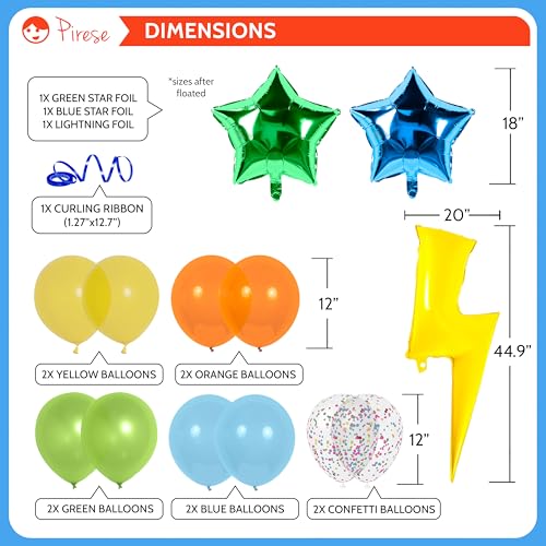 Science Birthday Decorations Kit with Pre-Strung Banner & Balloons