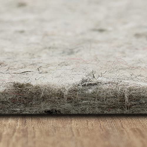 Mohawk Home Felt Rug Pad 8' x 10' - 1/2 Inch Thick Cushion for Area Rugs, Protective Underlay for Hardwood Floors, Comfort and Insulation – Felt Only Pad