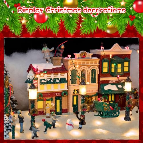 Christmas Snow Blanket with LED Lights - Warm White 59x16 Inch Holiday Decor