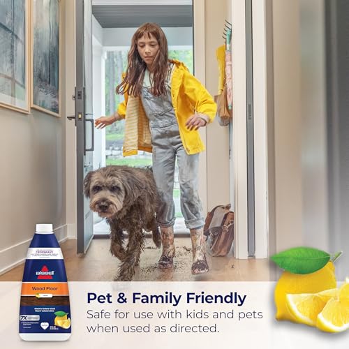 Bissell CrossWave & SpinWave Wood Floor Cleaning Formula, 32 oz - Safe for Sealed Floors