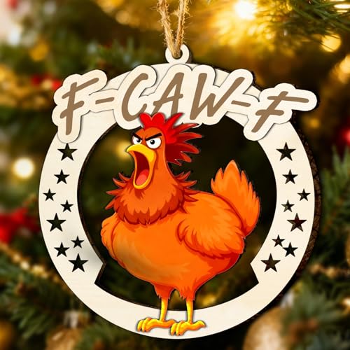 Cheeky Animal Christmas Ornament - Fun Holiday Decor for Pet Lovers