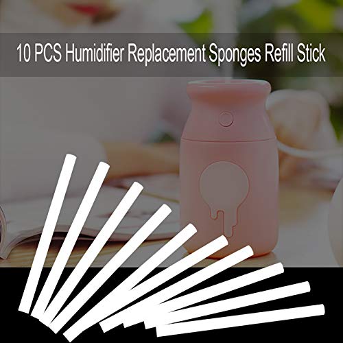 10-Pack Cotton Humidifier Wicks for USB Mini Humidifiers
