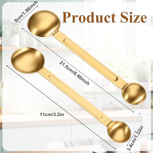 Double Sided Measuring Spoon - Stainless Steel 5ml & 15ml