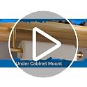 Gold Stainless Steel Under Cabinet Paper Towel Holder - Self-Adhesive Wall Mount Kitchen & Bathroom Organizer