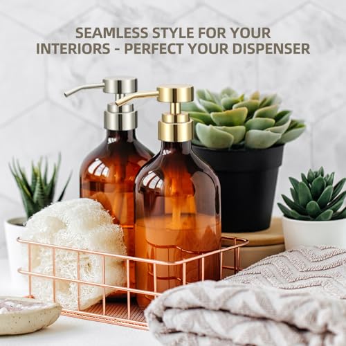 Premium Stainless Steel Soap Dispenser Pump for Kitchen & Bathroom