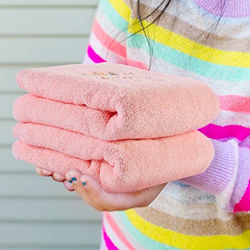 Quera 2-Pack Embroidered Easter Hand Towels, 100% Cotton, 14" x 29"