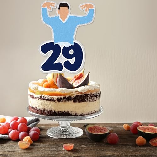 Glitter Twenty-Nine Birthday Cake Topper for Women's 29th Celebration