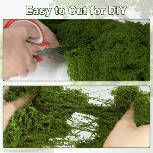 50g Fake Moss for Crafts - Realistic Decorative Moss for DIY