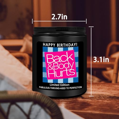Funny Lavender Scented Birthday Candle Gift for Men