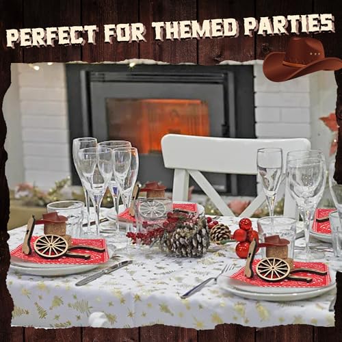 36PCS Mini Cowboy Hat Party Decorations for Western Theme Events