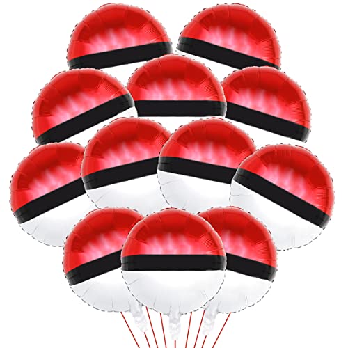 12pcs Cartoon Game Foil Balloons for Birthday Decorations