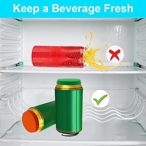 6 Pack Reusable Silicone Can Lids - BPA-Free Drink Covers