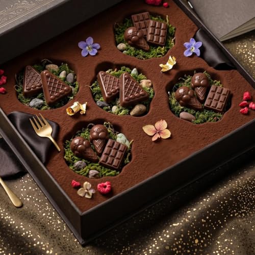 45-Cavity Silicone Ice Cream Chocolate Mold for Gummy Candy & Baking