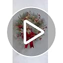 Lighted Christmas Wreath with Nativity Scene - 22 Inch Holiday Decor
