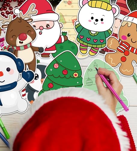 Christmas Cards for Kids - Set of 40 Holiday Greeting Cards