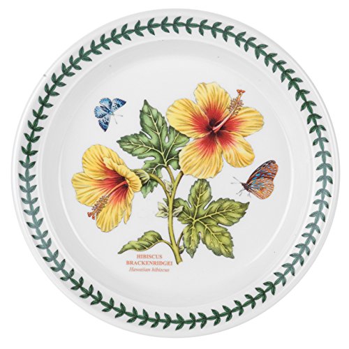 Portmeirion Exotic Botanic Garden Salad Plates Set of 6 - 8.5-Inch Tropical Floral