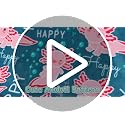 Glow in The Dark Axolotl Blanket for Girls - 40 x 60 inches