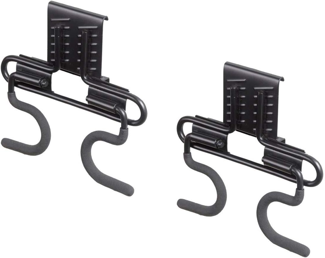 Ultrawall Heavy Duty Double Handle S Hook - 2-Pack Steel Tool Storage Organizer for Home & Garden