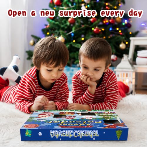 Christmas Advent Calendar 2026 with 29 Gift Figures & Holiday Scenes