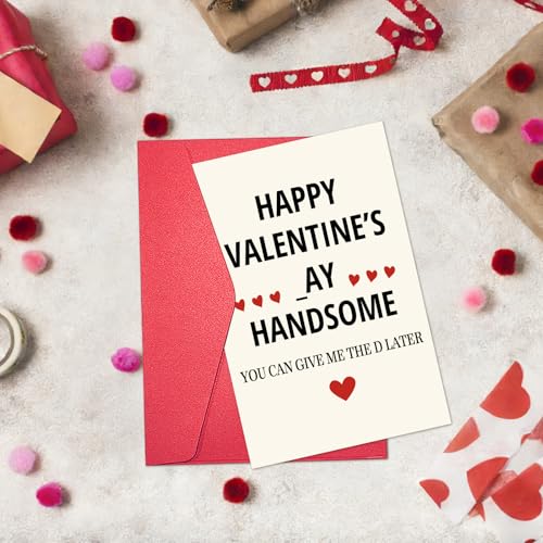 Cheeky Valentine's Day Card for Him - Funny & Playful Design