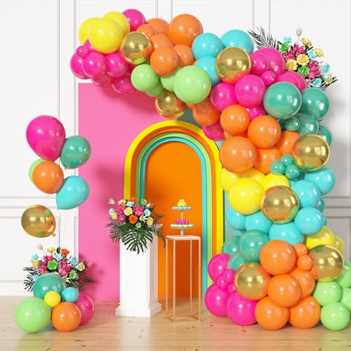 72pcs Tropical Balloon Set - 12" Latex Balloons for Parties
