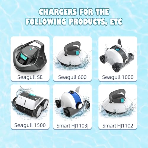12.6V 2-Prong AC/DC Adapter Compatible with AIPER Seagull 1000
