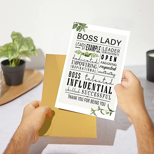 Funny Boss's Day Card for Female Boss - Appreciation Gift