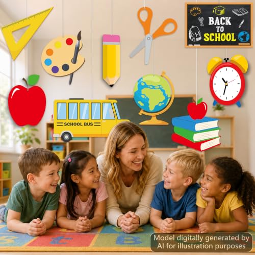 20PCS Back to School Decorations Set - Classroom Hanging Ornaments
