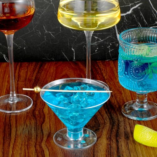 Mabor 100Pcs Gold Disco Ball Cocktail Picks for Appetizers