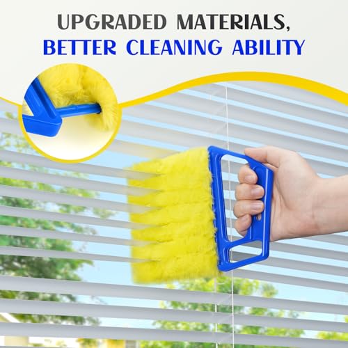 EVEPRUS Blind Cleaner Duster Tool - 2PCS Washable Microfiber for Vents & Blinds