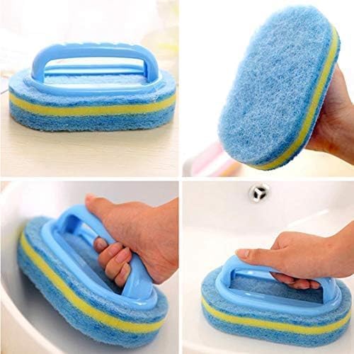 KOKSI Cleaning Brush Set - Ergonomic 2-Piece All-Purpose Scrubbing Brushes for Bathroom & Kitchen