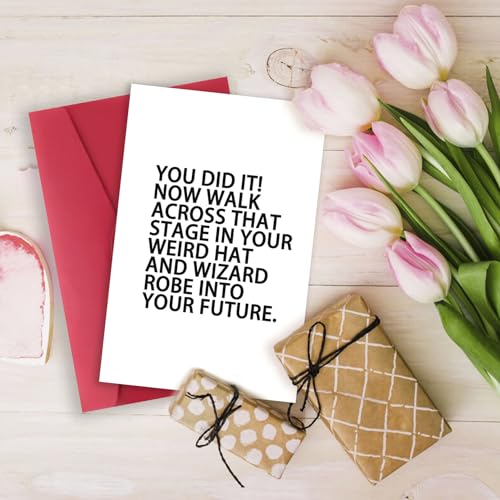 Funny Graduation Card with Envelope for Class of 2025