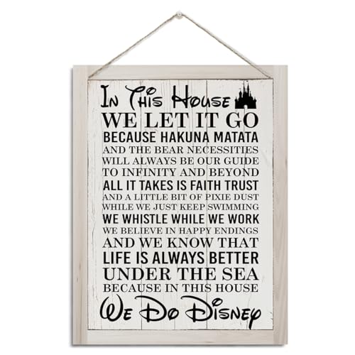 In This House Wooden Wall Sign | Rustic Farmhouse Decor