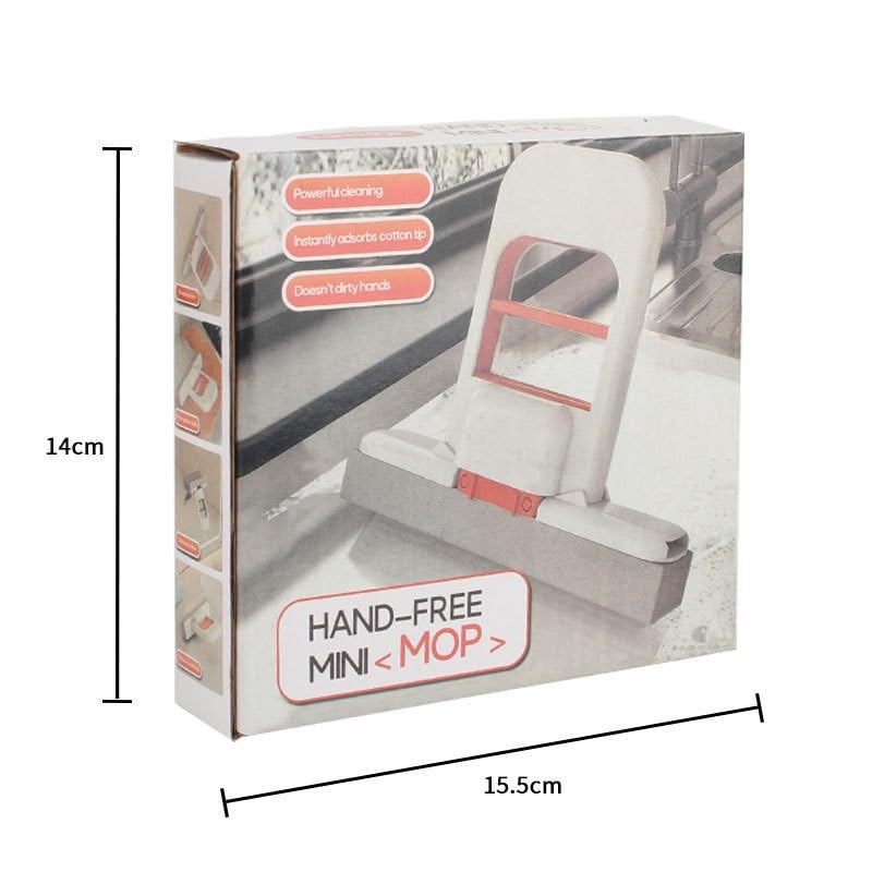 Portable Mini Foldable Self-Squeeze Mop for Small Spaces