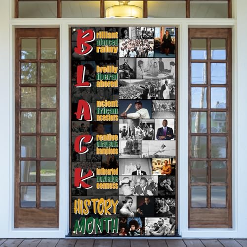 Black History Month Banner - 71x35in Polyester Decoration
