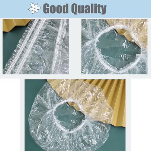 Extra Large Disposable Shower Caps 27in for Long Thick Hair 30pcs