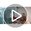 Christmas Village Window Clings - Snowy Holiday Scene, Large 27.6 x 15.8 Inches, Reusable Snowy Village Decal - Variation of Christmas Village