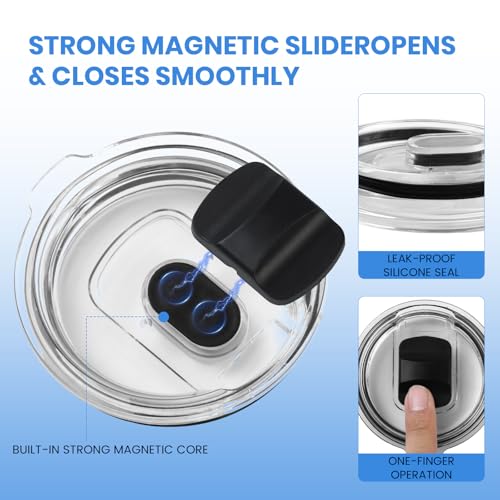 YETI Replacement Lids 2-Pack for 10-25 oz Tumblers with Magnetic Slider