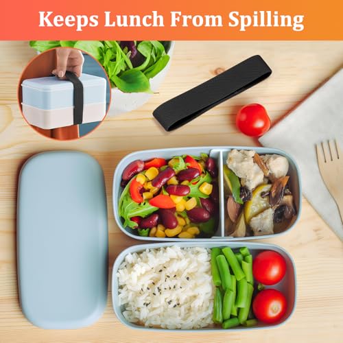 Adjustable Bento Box Strap 4-Pack - Universal Lunch Container Fixing Straps