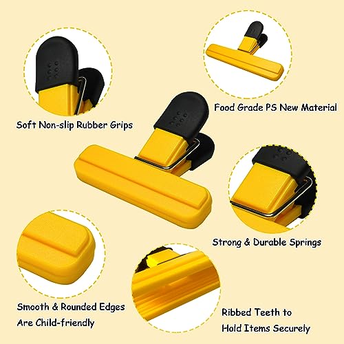 Aranray 11-Piece Heavy-Duty Chip Clips Set - Airtight Food Bag Sealers