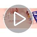 Blulu Magnetic Nail Stand Holder Set 2 Pack Acrylic Practice Display