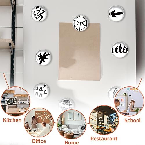 Cute Dog Glass Refrigerator Magnets - 12Pcs Decorative Fridge Stickers