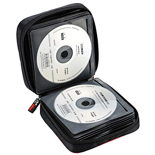 CCidea Portable CD DVD Disc Storage Wallet - 40/96/200 Capacity