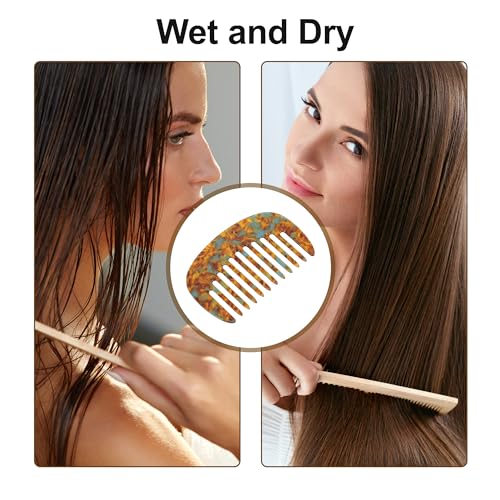 VOCOSTE Mini Wide Tooth Comb for Curly Hair - Anti-Static Travel Comb