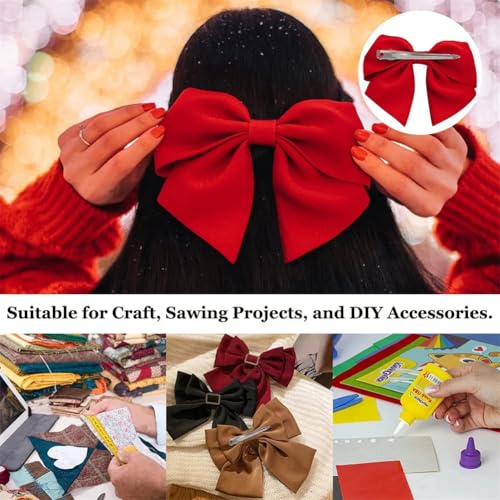 Metal Duck Bill Hair Clips 3.5 Inch Rustproof Alligator Curl Clips for Hair Styling Salon 10 Pack