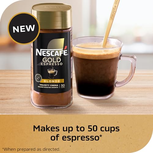 NESCAFÉ Gold Espresso Blonde Instant Coffee 3.5oz Jar - Pack of 6
