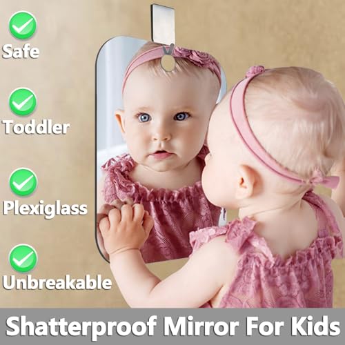 Fogless Shower Mirror for Shaving | Unbreakable 8x6 Inch Travel Mirror