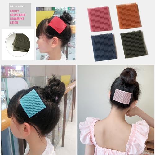 Snmzlc 16-Piece Nylon Hair Gripper Pads for Styling & Flyaways