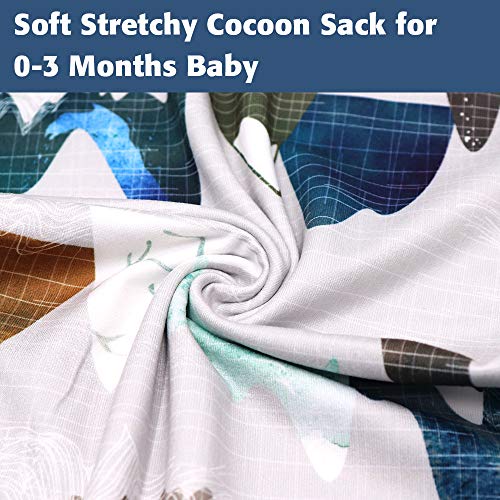 TANOFAR Newborn Swaddle Sack with Unique Prints for Photography
