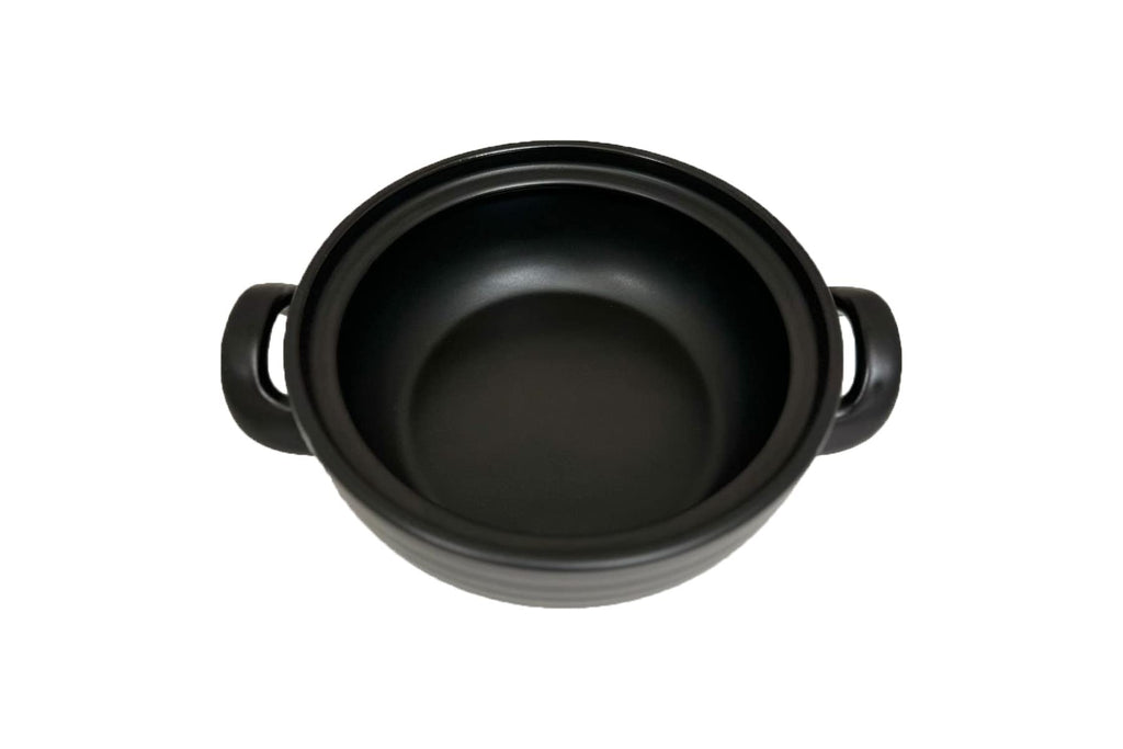 Lake Tian Ceramic/Clay Cooking Pot, Japanese Donabe, Chinese Casserole/Earthen Pot Cookware Stew Pot Stockpot with Lid Small Steam, Blue, 2.6QT